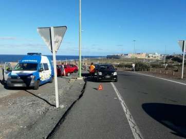 Imagen del accidente (Foto TA)