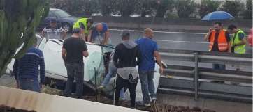 Imagen del accidente (Foto TA)