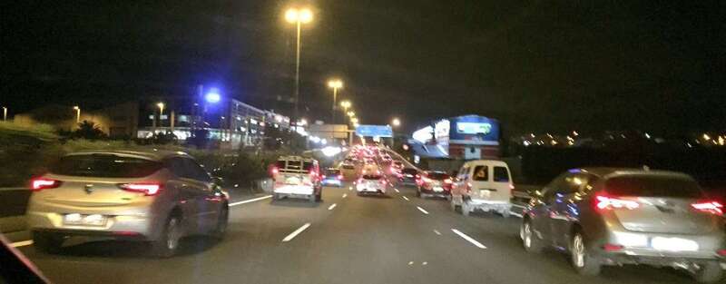 Imagen de las retenciones originadas a raíz del accidente (Foto TA)