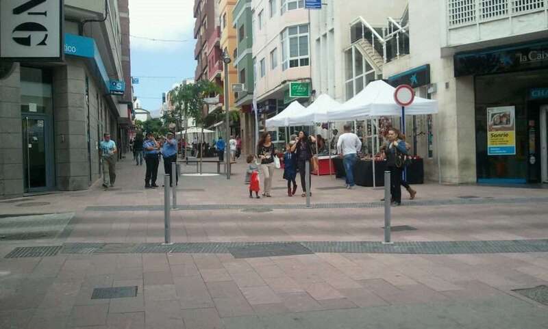 Calle peatonal de Los Llanos (Foto TA)
