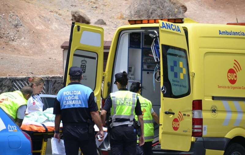 Imagen de archivo de una intervención del SUC en Telde (Foto TA)