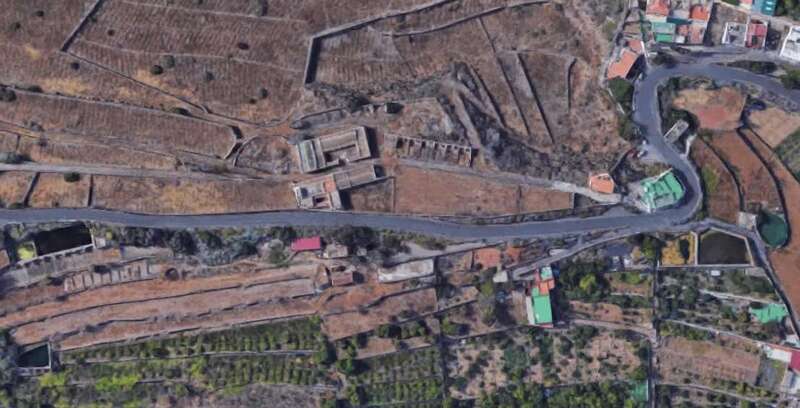 Zona donde se encontró el arma (Foto TA)