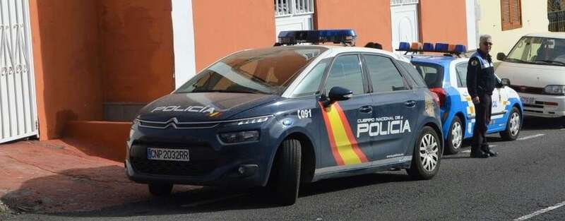 Imagen de archivo de una intervención policial en Telde (Foto TA)