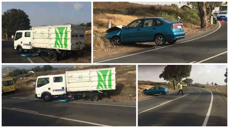 Imagen del accidente (Foto TA)