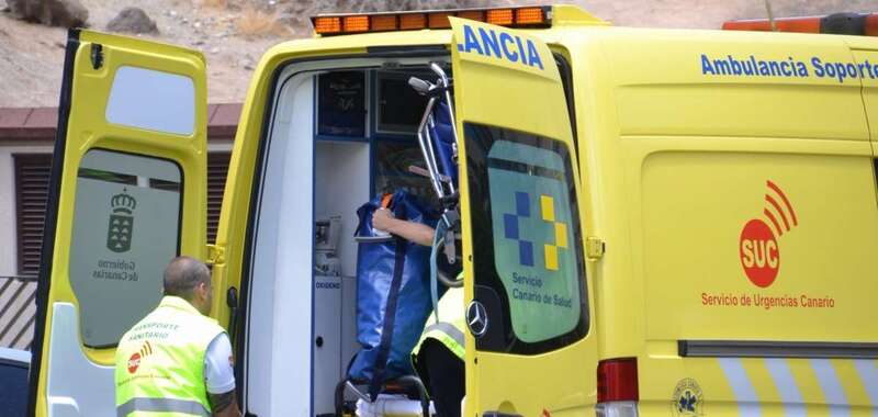 Imagen de archivo de una intervención del SUC en Telde (Foto TA)