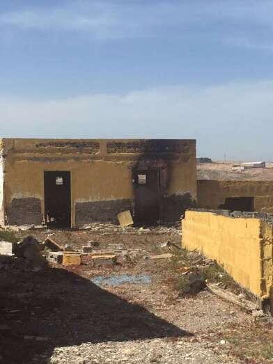 Inmuebles abandonados donde se produjeron incendio (Foto TA)