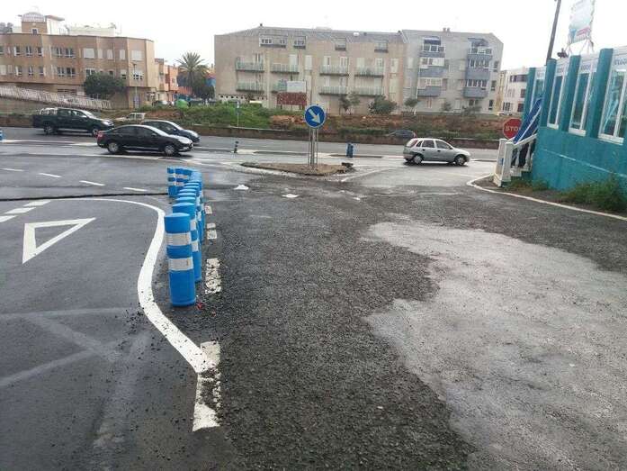 Sector donde ocurrió el accidente (Foto TA)