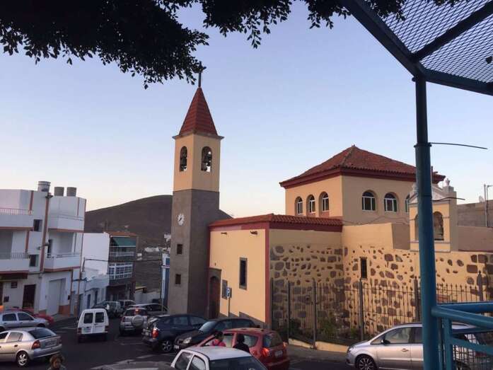 Núcleo central del barrio de Lomo Magullo