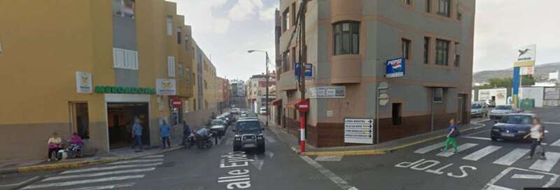 Sector donde ocurrió el accidente (Foto TA)