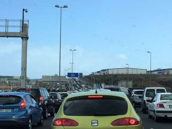 Imagen de archivo de un incidente de tráfico registrado en la misma zona (Foto TA)