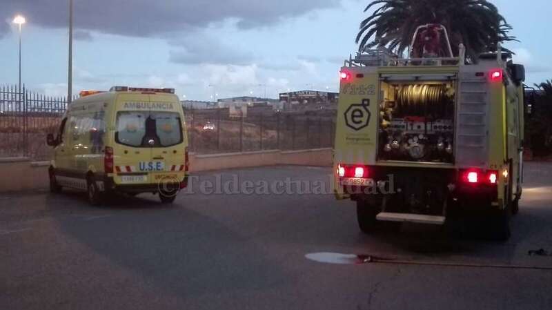 Archivo. Imagen de un incendio en Telde (Foto TA)