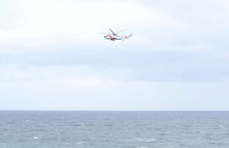 Imagen de archivo de un helicóptero de Salvamento Marítimo (Foto TA)