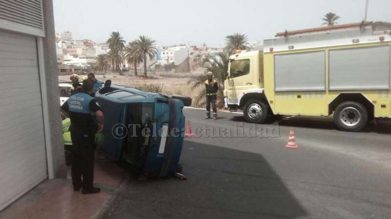 Estado en que quedó el vehículo (Foto TA)