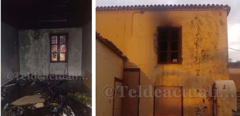 Estado en que quedó uno de las habitaciones (Foto TA)