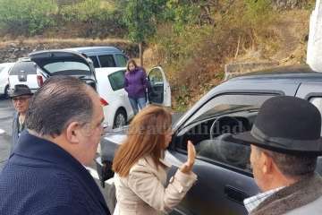 Cazadores, esta mañana a primera hora (Foto Francisco J. Santana)