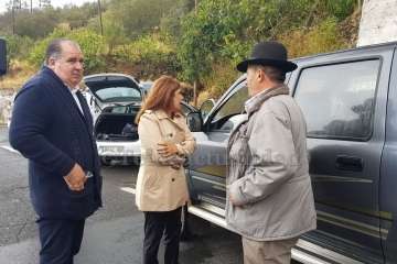 Cazadores, esta mañana a primera hora (Foto Francisco J. Santana)
