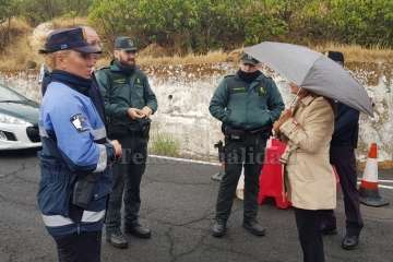 Cazadores, esta mañana a primera hora (Foto Francisco J. Santana)