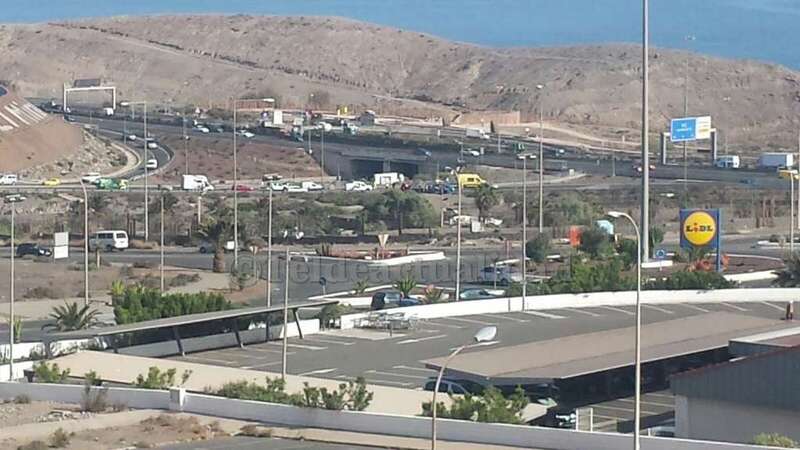 Imagen del accidente (Foto TA)