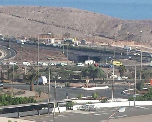 Sector donde ocurrió el accidente (Foto TA)