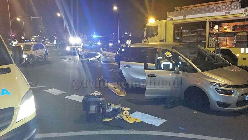 Imagen del accidente (Foto TA)