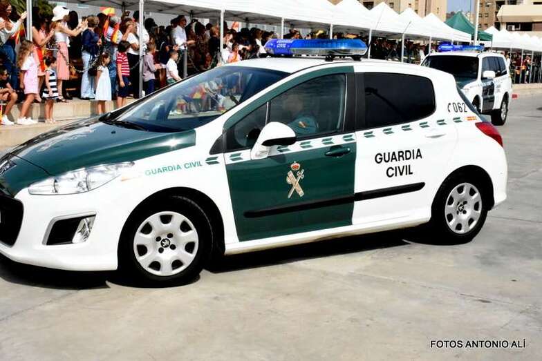 Vehículo patrulla de la Guardia Civil (Foto Antonio Alí)