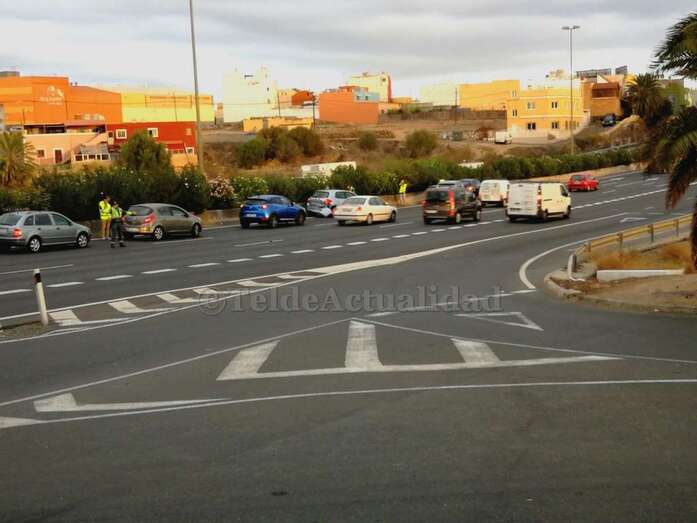 Imagen del accidente captada hace unos minutos (Foto TA)