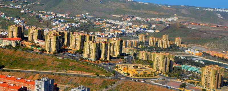 Vista aérea del Valle de Jinámar, donde ocurrieron los hechos (Foto TA)