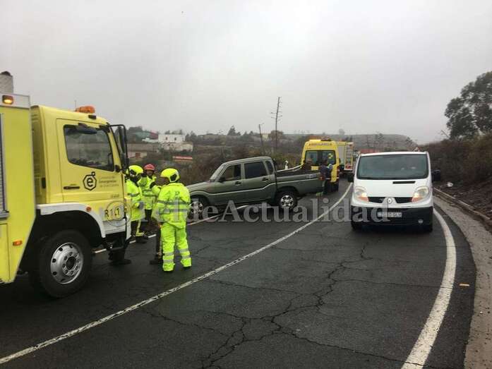 Estado en que quedó el vehículo siniestrado (Foto TA)