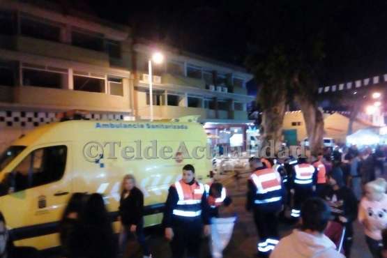 Un hombre sufre un fuerte golpe en la cabeza tras sufrir una caída en Jinámar-Telde (Foto TA)