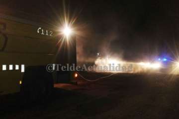 Incendio, con dos posibles focos, en la zona montañosa de Calasio (Foto TA)