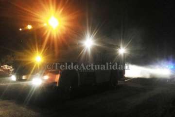 Incendio, con dos posibles focos, en la zona montañosa de Calasio (Foto TA)