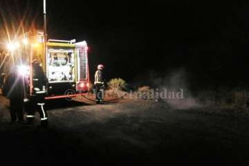 Incendio, con dos posibles focos, en la zona montañosa de Calasio (Foto TA)