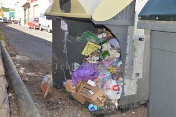 Aparatoso accidente de tráfico en Las Remudas (Foto TA)