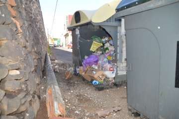 Aparatoso accidente de tráfico en Las Remudas (Foto TA)