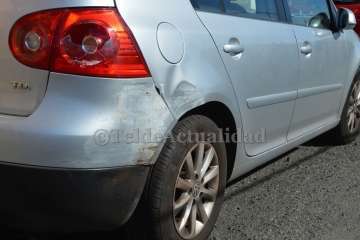 Aparatoso accidente de tráfico en Las Remudas (Foto TA)