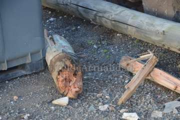 Aparatoso accidente de tráfico en Las Remudas (Foto TA)