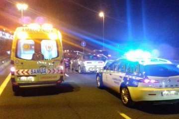 Tres heridos en un accidente de tráfico en la GC-1, a la altura de Las Terrazas (Foto TA)