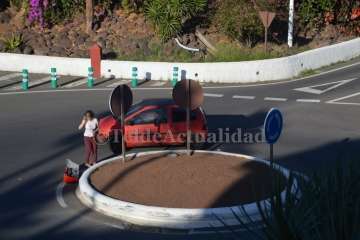 Accidente sin lesionados en San Juan (Foto TA)