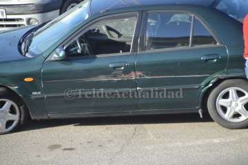 Accidente sin lesionados en San Juan (Foto TA)