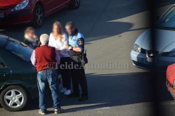 Accidente sin lesionados en San Juan (Foto TA)