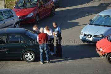 Accidente sin lesionados en San Juan (Foto TA)