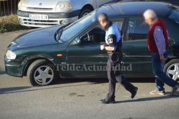 Accidente sin lesionados en San Juan (Foto TA)