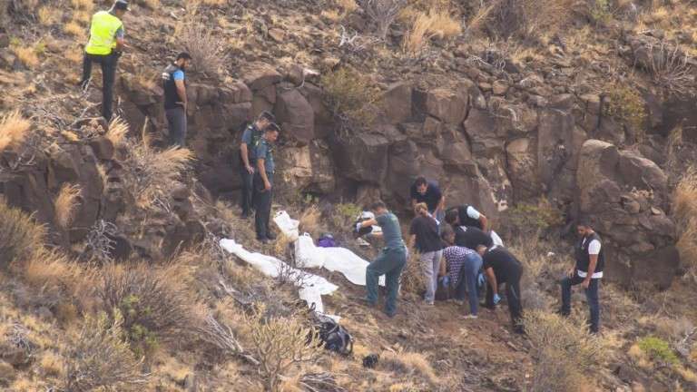 Zona de Temisas donde fueron hallados los dos cuerpos en el pasado mes de agosto (Foto Canarias7)