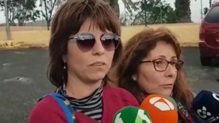 magen de Miriam y Loli en las puertas del Salto del Negro (Foto Juan Carlos Alonso/C7)