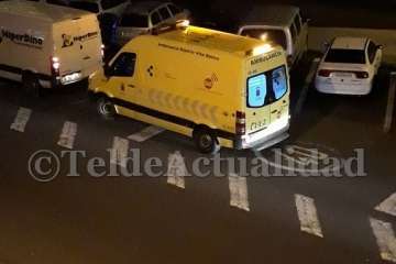 Una furgoneta embiste contra un todoterreno en el Valle de Jinámar (Foto TA)