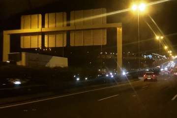 os accidentes en la Avenida del Cabildo y GC-1 causan retenciones y cuatro heridos (Foto TA)