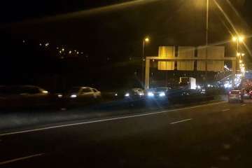 os accidentes en la Avenida del Cabildo y GC-1 causan retenciones y cuatro heridos (Foto TA)