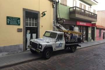 Incendio de un solar de San Francisco de Telde (Foto F. Ojeda)