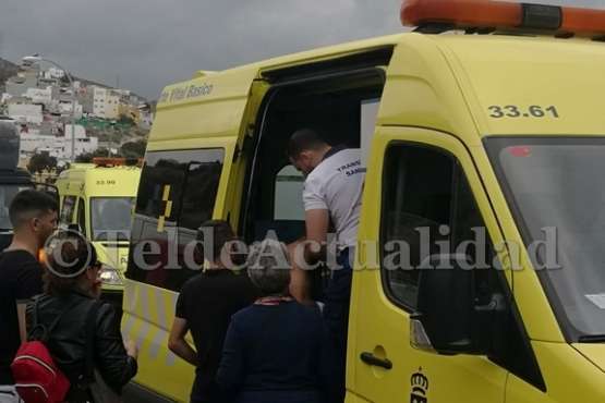 Apuñalamiento en el Mercadillo de Jinámar (Foto TA)