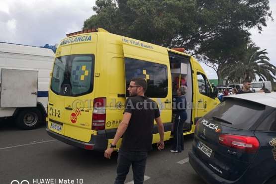 Apuñalamiento en el Mercadillo de Jinámar (Foto TA)